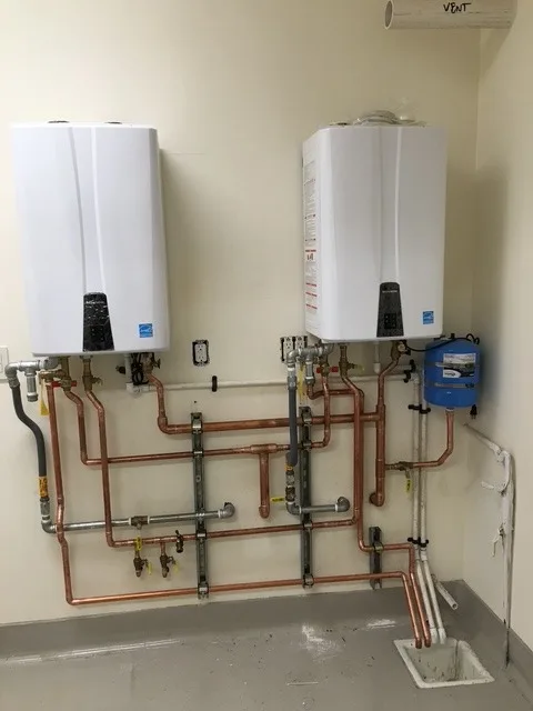 Commercial Navien Manifold — Mountain View, CA